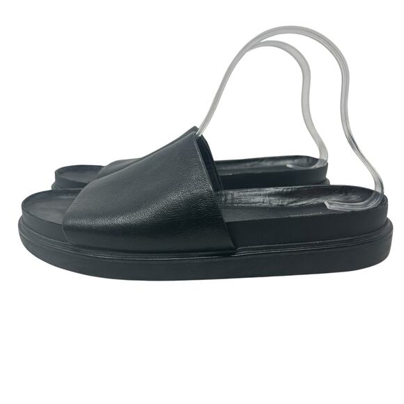 Vagabond Erin Leather Slide Sandals Chunky Platform Black Size 41 US 11 - Picture 8 of 13